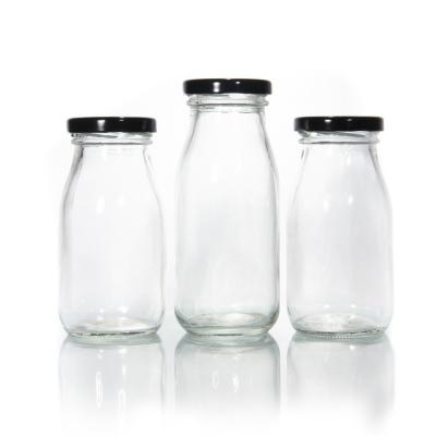 China Reusable Bulk Kombucha Bottles 500ml 300ml Milk Bottles Transparent for sale