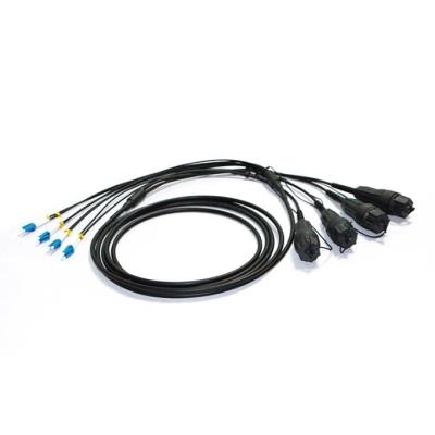 China GYFXTC8 250μM 12 24 Core Armoured Fiber Optic Cable for sale