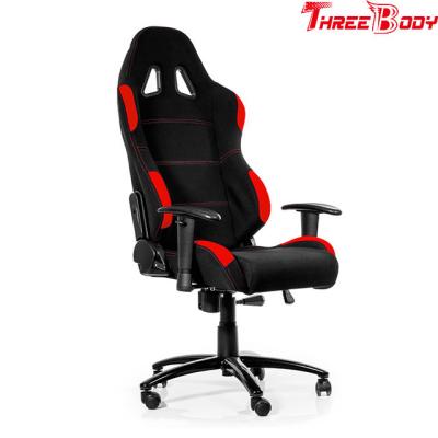 China Big Loading Capacity Race Car Gaming Chair , Red And Black Computer Chair for sale