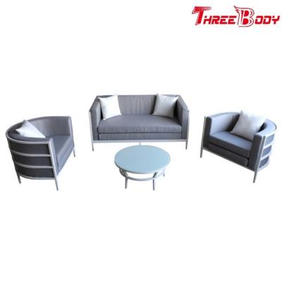 China Leisure Outdoor Aluminum Garden Furniture Sofa , Hotel Garden Table And Chairs Set for sale