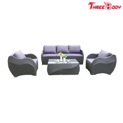 China Garden Outdoor Lounge FurnitureRattan Sofa , Modern Outdoor Furniture UV Protection for sale