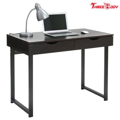China Black Modern Office Table Writing Desk With Drawers Study Home Office Furniture for sale