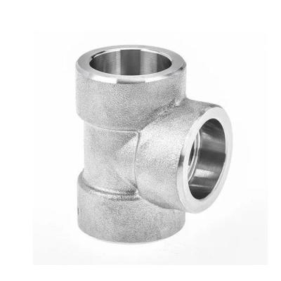 China 304/316/321SS Socket Weld Reducing Tee DN6-DN100 3000lb Socket Weld Fittings for sale