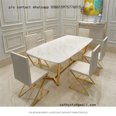 China sofa gold metal base table iron steel base marble table chair set for sale