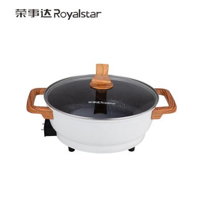 China Cocina de inducción caliente eléctrica del barco de vapor del pote de dos sabores 5L 1300W en venta