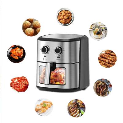 China 4 In 1 Nonstick Multifunction Home Electric Air Fryer Visible 6.5L for sale
