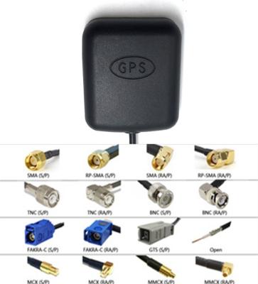 China Improved Car Navigation with SM.A/MCX/Fakra Connect Type GPS Antenna and 29dbi Gain for sale