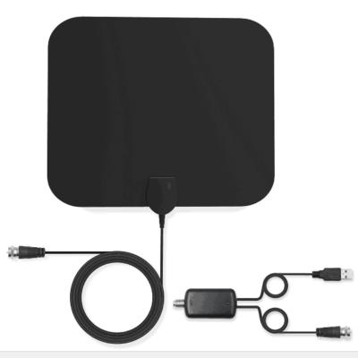 China Indoor Tv Antenna 50 Miles Amplified Hd Digital Adapter with IEC Connector 30g Weight for sale