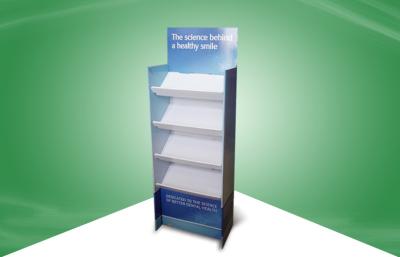 China Four Shelf custom cardboard pop displays , Promoting cardboard display shelf Medicine USE for sale