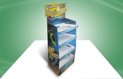 China Portable Recyclable Cardboard Free Standing Display Units , Cardboard Poster Stand for sale