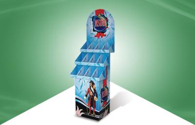 Chine Unités de visualisation debout de magasin de plancher promotionnel de produit, unités de visualisation de vin de carton à vendre