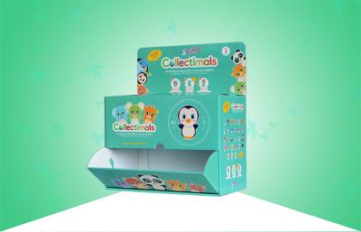 China Surprise Dropping Ball Cardboard Counter Displays , Retail Tabletop Displays For Fulfillment for sale
