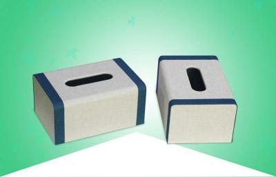 Chine Panneau en bois épais de boîte faite sur commande d'emballage de cadeau de tissu avec le flocage/tissu à vendre