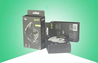 China Ponto Matt Lamination Paper Cardboard Box UV para o fone de ouvido à venda