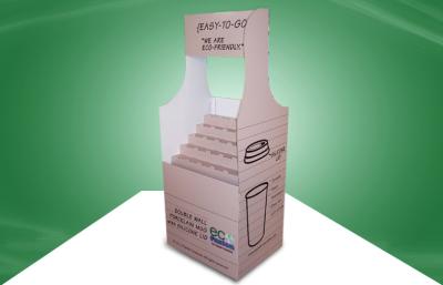 Chine Impression offset contagieuse d'affichage de poubelles de carton de POP de tasse de conception d'oeil unique à vendre