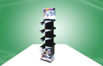 Китай Стоящие стеллажи для выставки товаров картона с 8 подносами, коробками дисплея полки продается