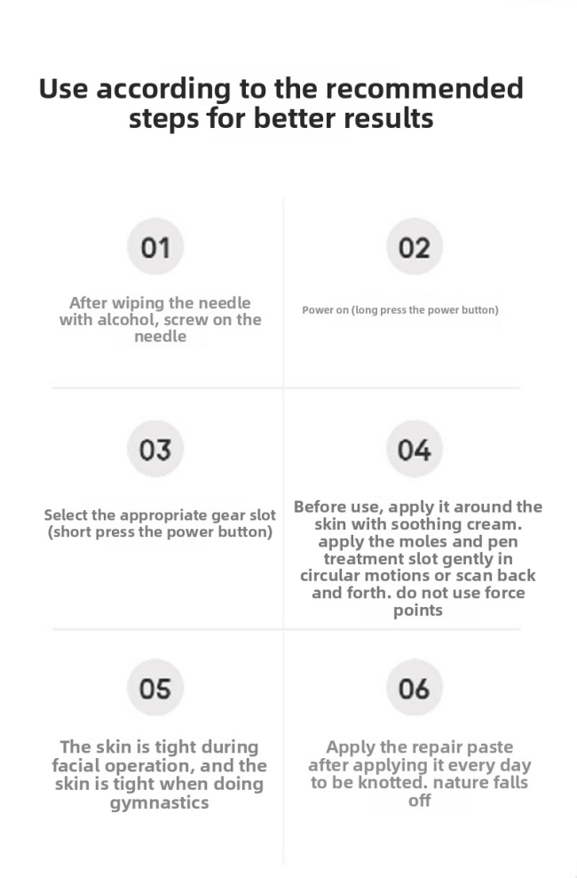 Rechargeable Nine-Speed ABS Dot Pen Handheld LED Indicator and USB Plug for Home Beauty Freckle Spot Removal