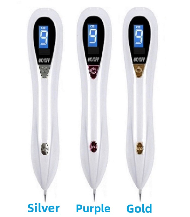 Rechargeable Nine-Speed ABS Dot Pen Handheld LED Indicator and USB Plug for Home Beauty Freckle Spot Removal