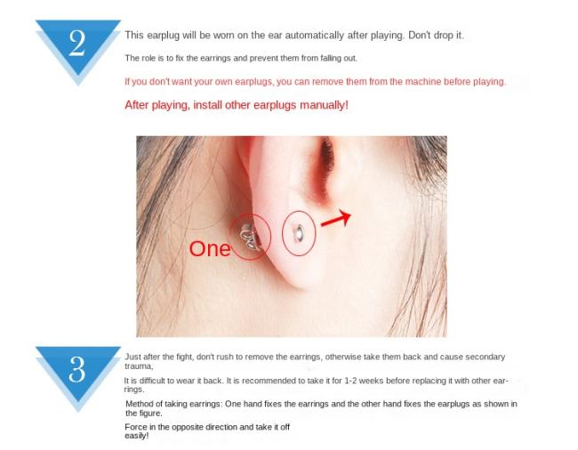 Korean Version Disposable Second-Generation Ear Piercing Device New Cross-Border Children's Beauty Personal Care Tool Metal