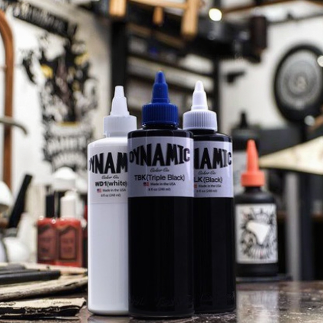 240ml TBK Triple Black Tattoo Ink Pigment for Permanent Makeup with Emulsion Cut Line Fog Color Black