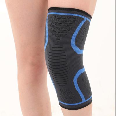 中国 高い伸縮性があるフットボールの圧縮の膝の袖の持ち上がる膝サポート パッドの身につけるOEM 販売のため
