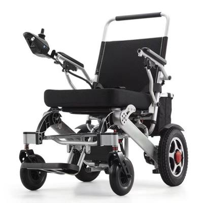 中国 フル オートの通気性を折るリチウム電池の軽量の電気車椅子 販売のため