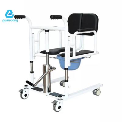 China ODM Electric Patient Adjustable Hydraulic Lift Transfer Chair 150kg Bearing Capacity for sale