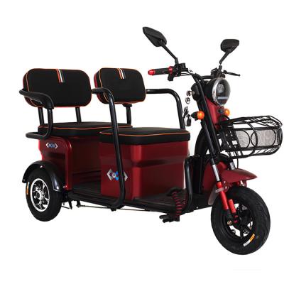 China Vespa eléctrica de la rueda del color rojo 3 del motor eléctrico 800W/1000W/1200W para los adultos en venta