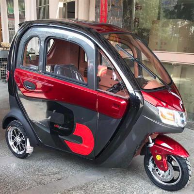 Chine 60V 1200W a enfermé le tricycle électrique de roue de la cabine 3 à vendre