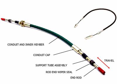 中国 Custom All Kinds Of Mechanical Shift Cable Brake Cable Clutch Cable , Simple To Install And Easy To Maintain 販売のため