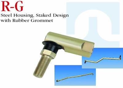 China R - G Series Stainless Steel Ball Joint Steel Housing Staked Design With Rubber Grommet for sale
