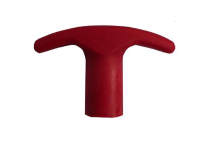 China Red Cable End Fittings Push - Pull Control Head For Engine Shut Down for sale