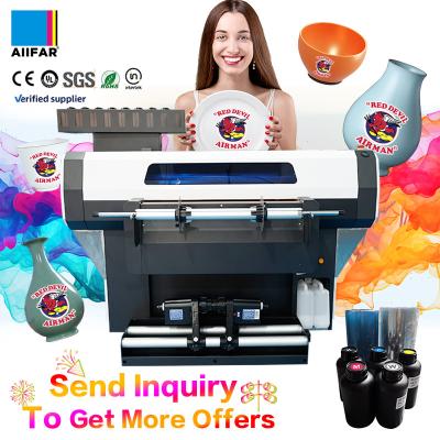 China Efficiency UV DTF Printer For Sticker Production Industrial Grade UV Crystal Printer à venda