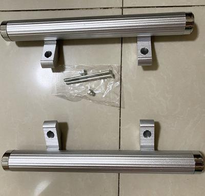China Round Pipe Door Window Handles Anodized Cover 225mm 275mm Length for sale