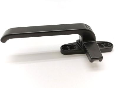 China Black Single Point Handle , Window Lock Handle 188.5×18×41mm for sale