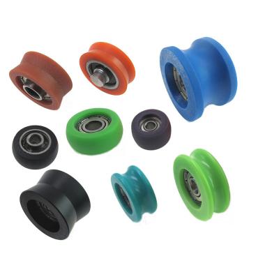 China Sliding Nylon Door Rollers 0.02kg Weight Low Friction ODM Modern Design for sale