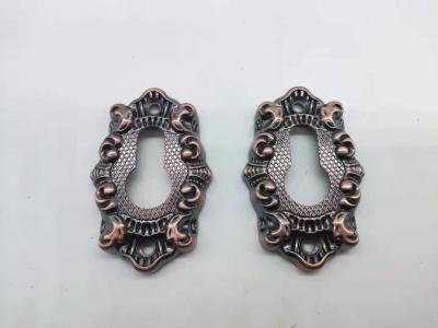 China Decorative Keyhole Insert Keyhole Cover Antique Style Furniture Hardware en venta