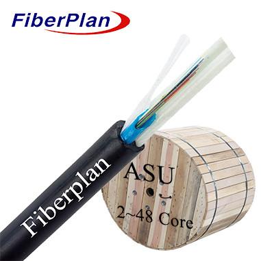 China 2 FRP Strengthen 2 4 6 8 12 Core Fiber Cable ASU for sale