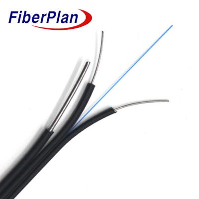 China 1 To 4 Core FTTH Cable With Messenger For Outdoor Distribution for sale