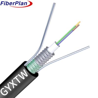 China Outdoor Armored Singlemode GYXTW G652D Fiber Optic Cable for sale