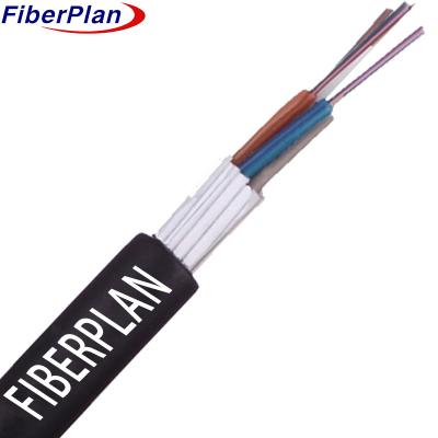 China Water Resistant 2-144 Cores GYFTY Singlemode Outdoor Duct Fiber Optic Cable for sale