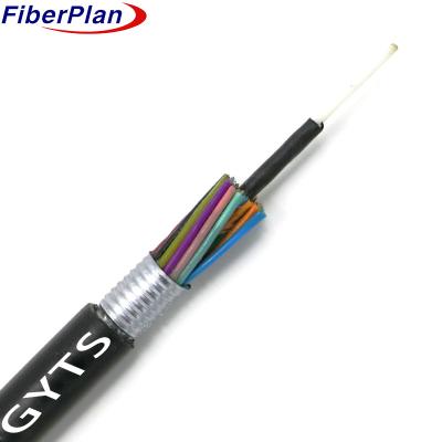 China Reliable Multi Tube Armored Fiber Optic Cable GYTS for sale