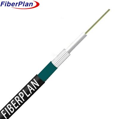 China Polyethylene Jacket GYXTS Crush Resistance Outdoor Armored Fiber Optic Cable for sale