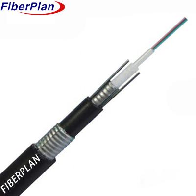 China Unitube Fiber Optic Cable Direct Burial GYXTW53 for sale