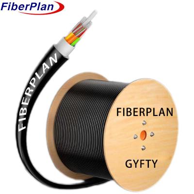 China Non Metallic Aerial Fiber Optic Cable GYFTY With Waterproof Performance for sale