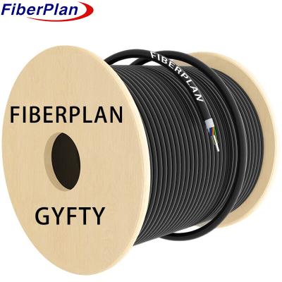 China Duct Fiber Optic Cable 4 6 8 12 24 Core GYFTY With Water Blocking Yarn for sale