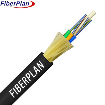 China Kevlar Yarn Strengthen Aerial Fiber Optic Cable 4 6 8 12 24 Core GYFTY for sale