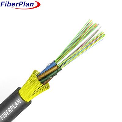 China Aramid Yarn Reinforing Overhead Fibra Optic Cable 4 6 8 12 24 Core for sale
