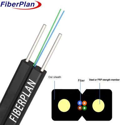 China 1-4 Core SM Bare Fiber Indoor FTTH Drop Cable for sale