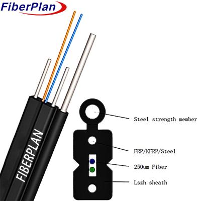 China Fiber To The Home Aerial Outdoor Drop Cable Self Support FTTH for sale